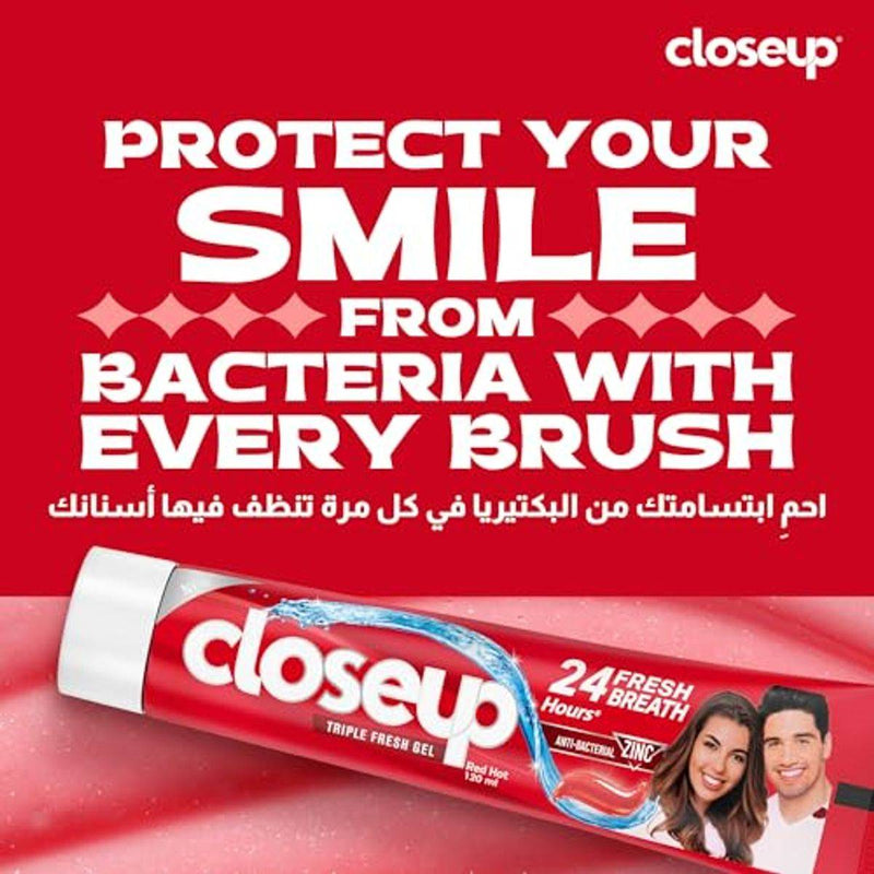 Close Up Toothpaste Triple Fresh Gel Red Hot 25ml