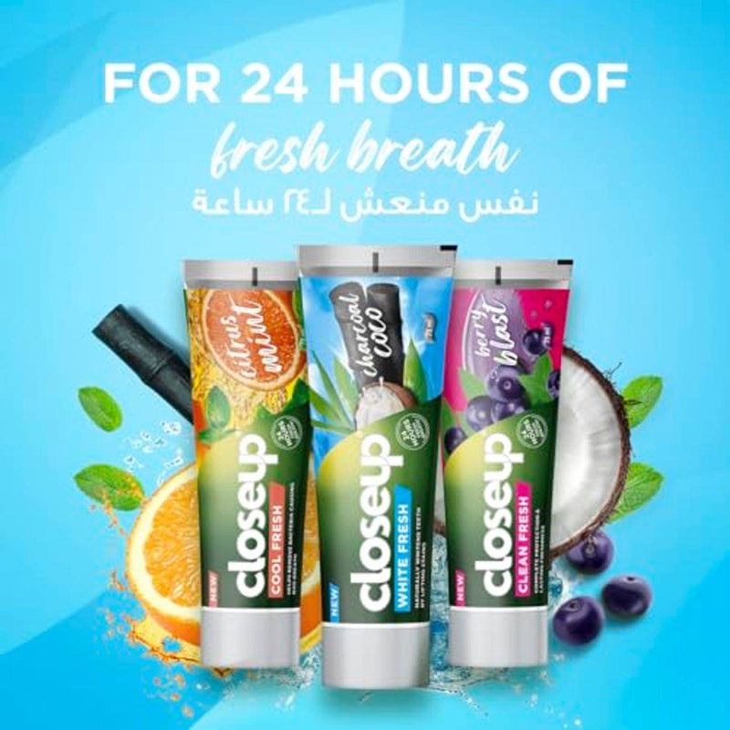 Close Up Toothpaste White Fresh Charcoal Coco 75ml