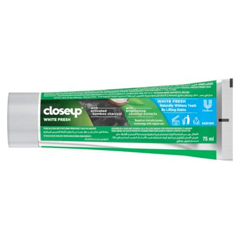 Close Up Toothpaste White Fresh Charcoal Coco 75ml