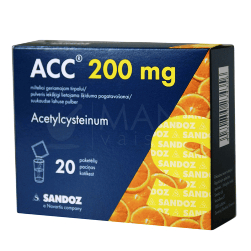 Acc 200mg 20 Sachets