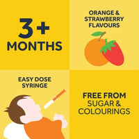 Nurofen Children 100mg/5ml Fever & Pain Relief Oral Suspension Orange 100ml