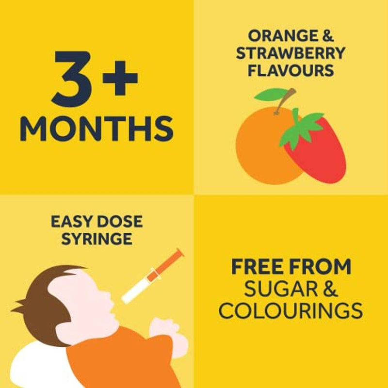 Nurofen Children 100mg/5ml Fever & Pain Relief Oral Suspension Orange 100ml