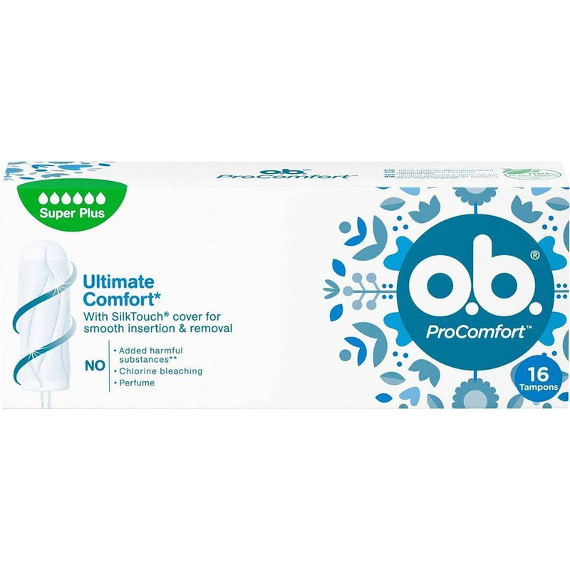O.B. Procomfort Super 16 Tampons