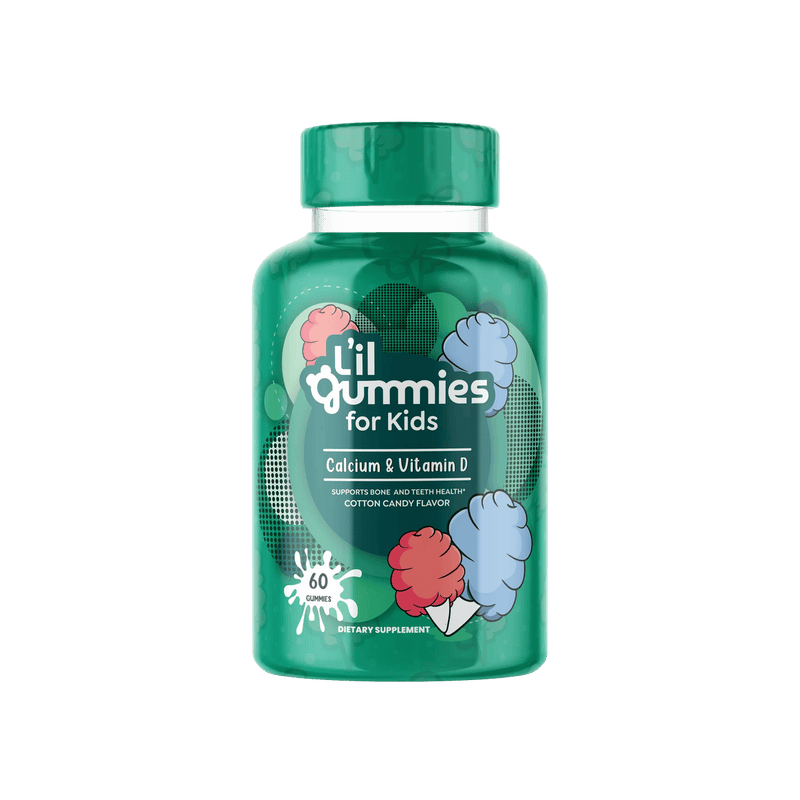 Lil Gummies For Kids Calcium + Vitamin D 60 Gummies