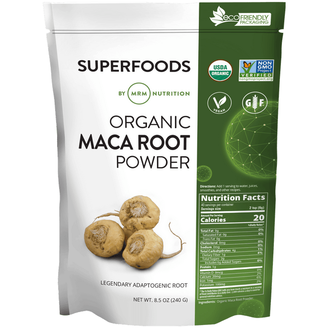 MRM Nutrition Maca Root Organic Powder 240g