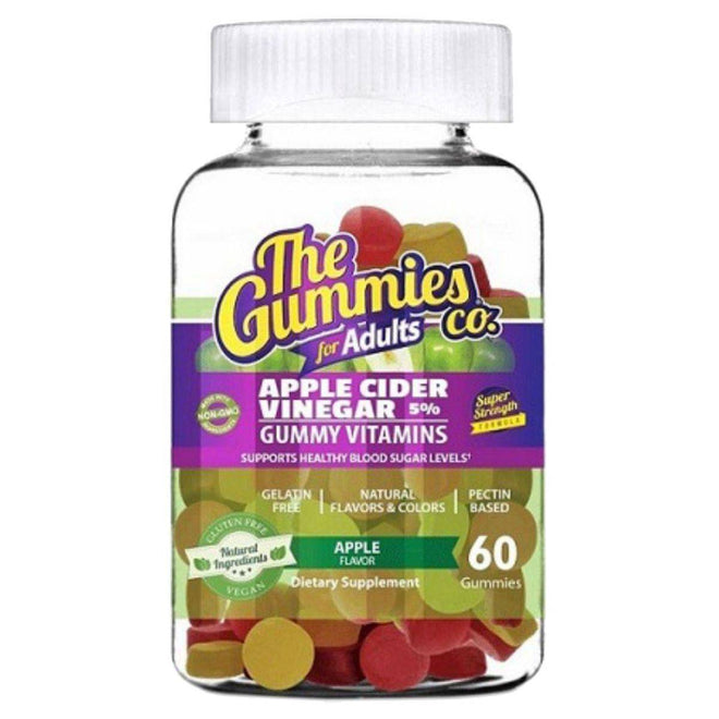 The Gummies Co Adults Apple Cider Vinegar 60 Gummies