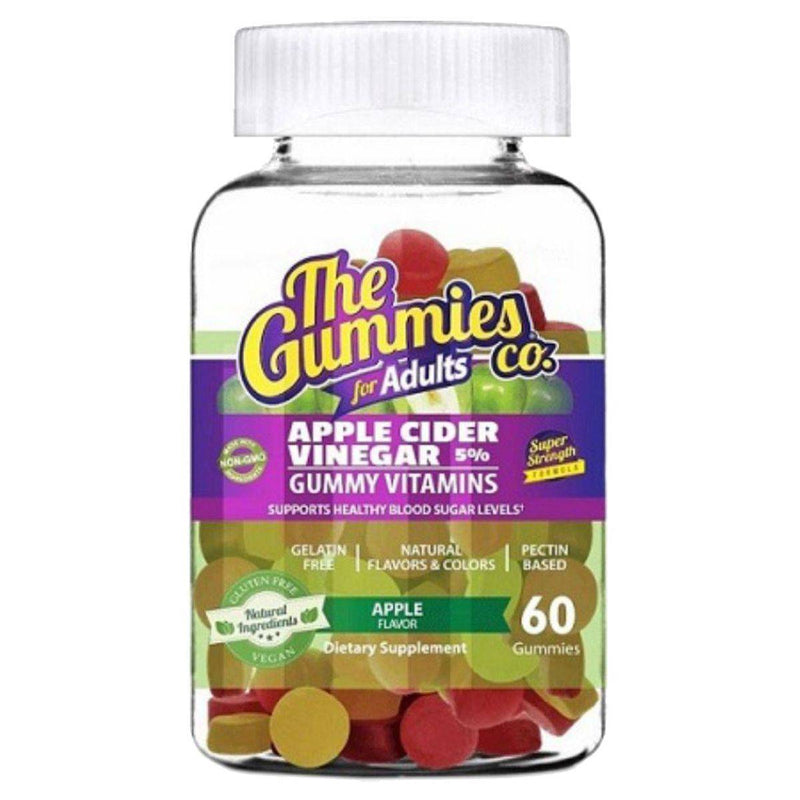 The Gummies Co Adults Apple Cider Vinegar 60 Gummies