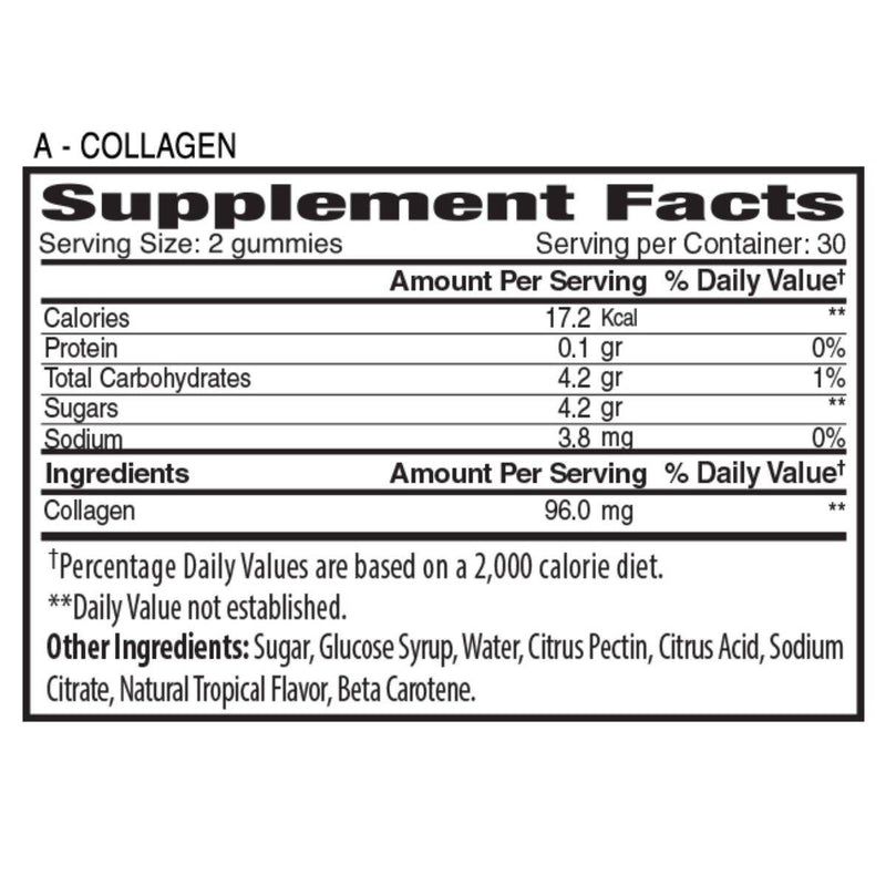 The Gummies Co Adults Collagen 60 Gummies