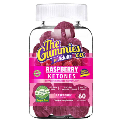 The Gummies Co Adults Raspberry Ketones 60 Gummies