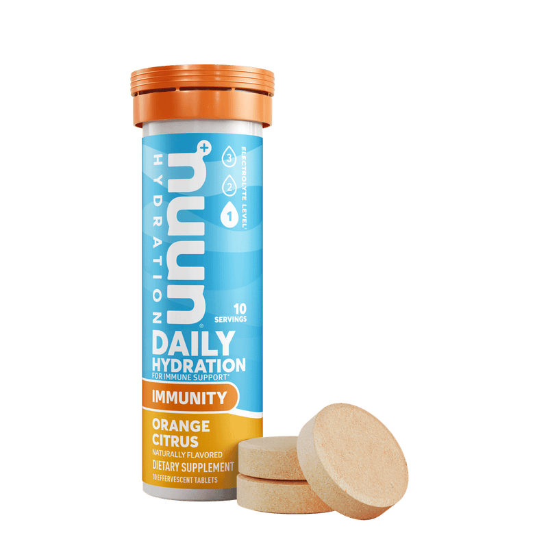 Nuun Daily Hydration For Immune Support Orange Citrus 10 Effervescent Tablets