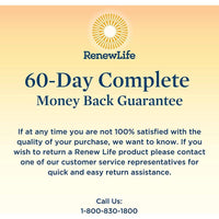 Renew Life Gas Stop Enzyme Formula 60 Vegetarian Capsules