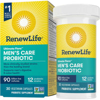 Renew Life Ultimate Flora Mens Care Probiotic 30 Vegetarian Capsules