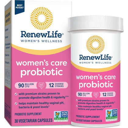 Renew Life Ultimate Flora Womens Care Probiotic 30 Vegetarian Capsules