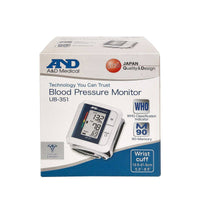A&D Medical Wrist Blood Pressure Monitor UA-351