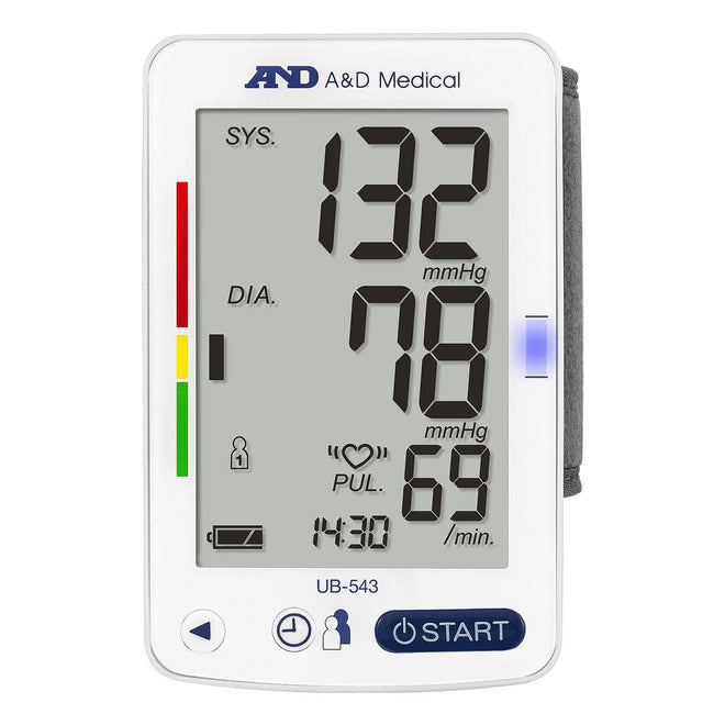 A&D Medical Wrist Blood Pressure Monitor UA-543