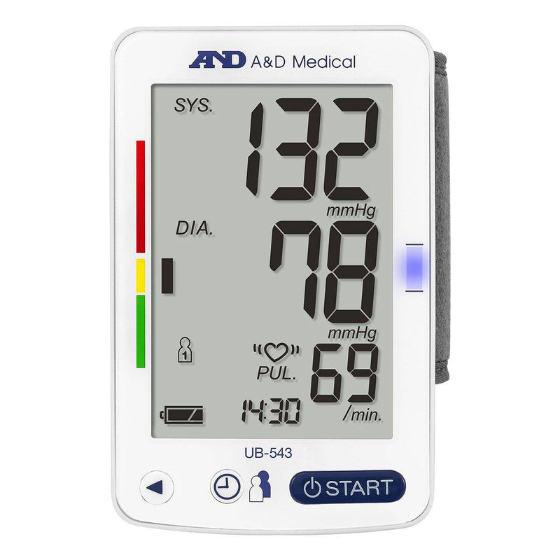 A&D Medical Wrist Blood Pressure Monitor UA-543
