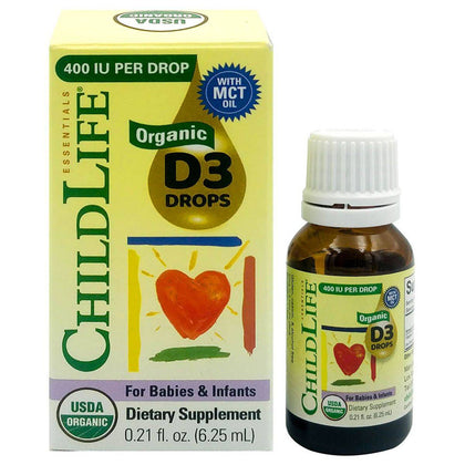 Childlife Organic Vitamin D3 Drops 6.25ml