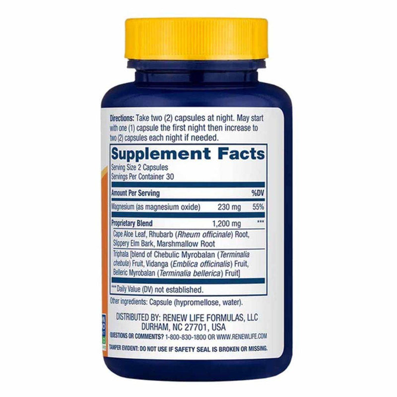 Renew Life Cleanse More Herbal and Mineral Formula 60 Vegetarian Capsules