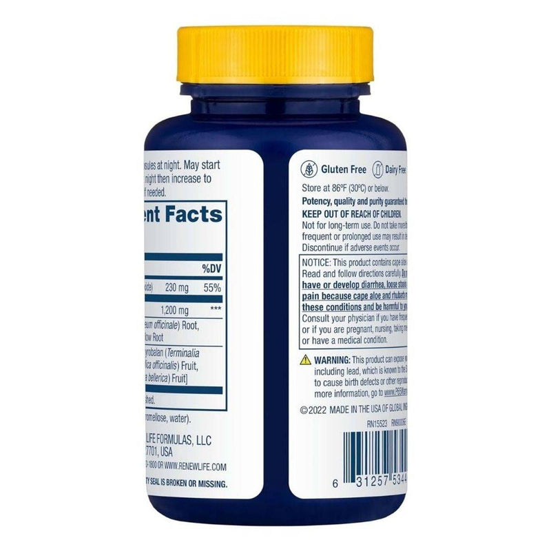 Renew Life Cleanse More Herbal and Mineral Formula 60 Vegetarian Capsules