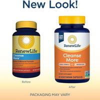 Renew Life Cleanse More Herbal and Mineral Formula 60 Vegetarian Capsules