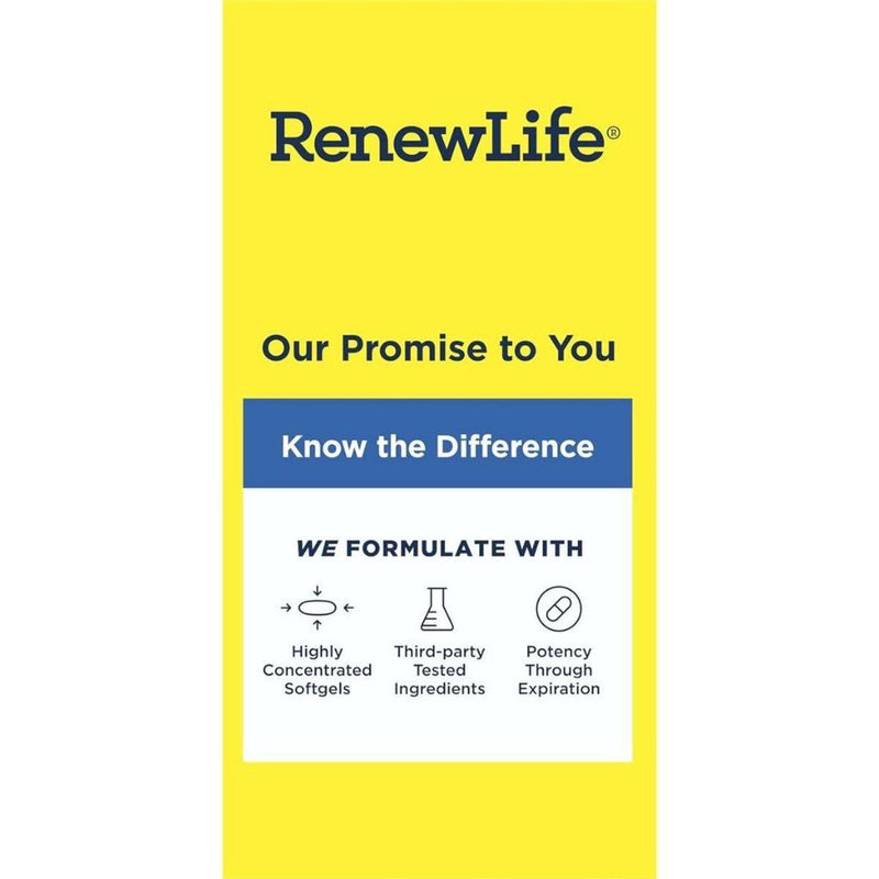 Renew Life Norwegian Gold Omega-3 Fish Oil Critical Omega 60 Softgels