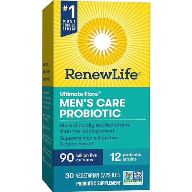 Renew Life Ultimate Flora Mens Care Probiotic 30 Vegetarian Capsules