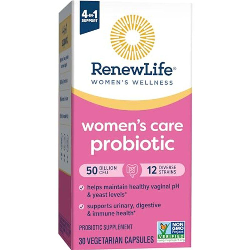 Renew Life Womens Care Probiotic 50 Billion CFU 30 Capsules