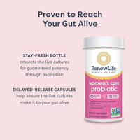Renew Life Womens Care Probiotic 50 Billion CFU 30 Capsules