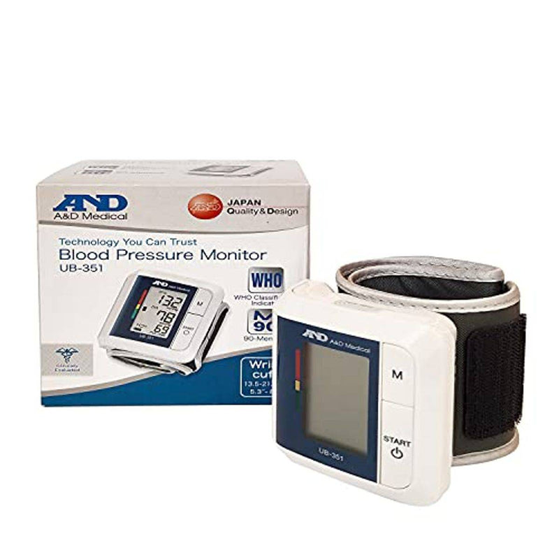 A&D Medical Wrist Blood Pressure Monitor UA-351