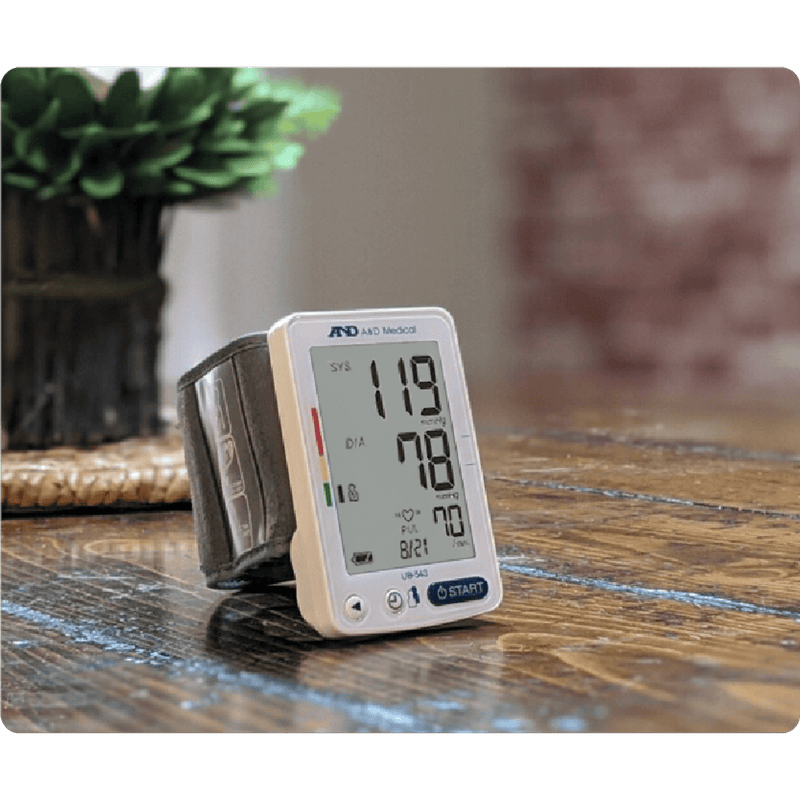 A&D Medical Wrist Blood Pressure Monitor UA-543