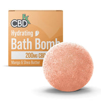 CBDfx Bath Bomb Hydrating Mango & Shea Butter 200mg 142g