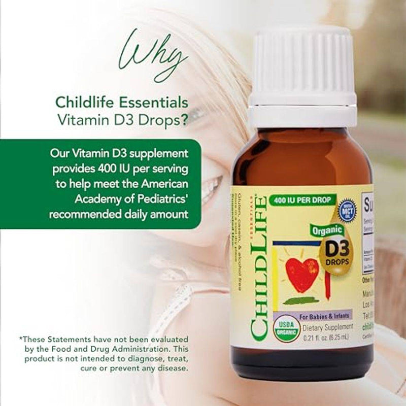 Childlife Organic Vitamin D3 Drops 6.25ml