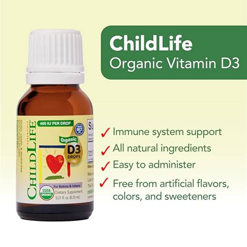 Childlife Organic Vitamin D3 Drops 6.25ml