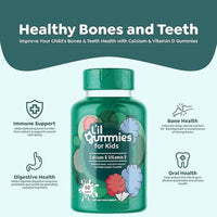 Lil Gummies For Kids Calcium + Vitamin D 60 Gummies