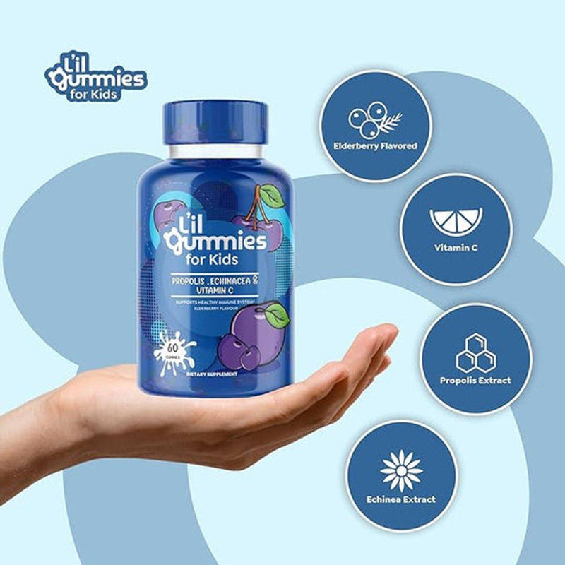 Lil Gummies For Kids Propolis Echinacea & Vitamin C 60 Gummies