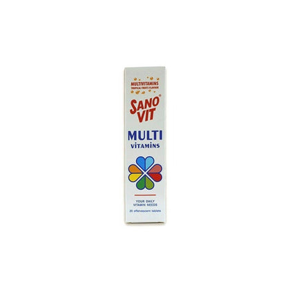 Sanovit Multivitamins Tropical Fruit 20 Effervescent Tablets