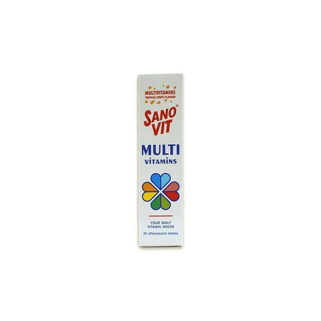 Sanovit Multivitamins Tropical Fruit 20 Effervescent Tablets