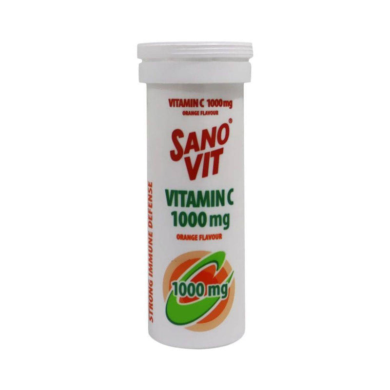 Sanovit Vitamin C 1000mg Orange 10 Effervescent Tablets