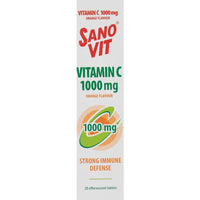 Sanovit Vitamin C 1000mg Orange 20 Effervescent Tablets