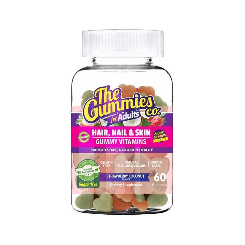 The Gummies Co Adults Hair Nail & Skin 60 Gummies