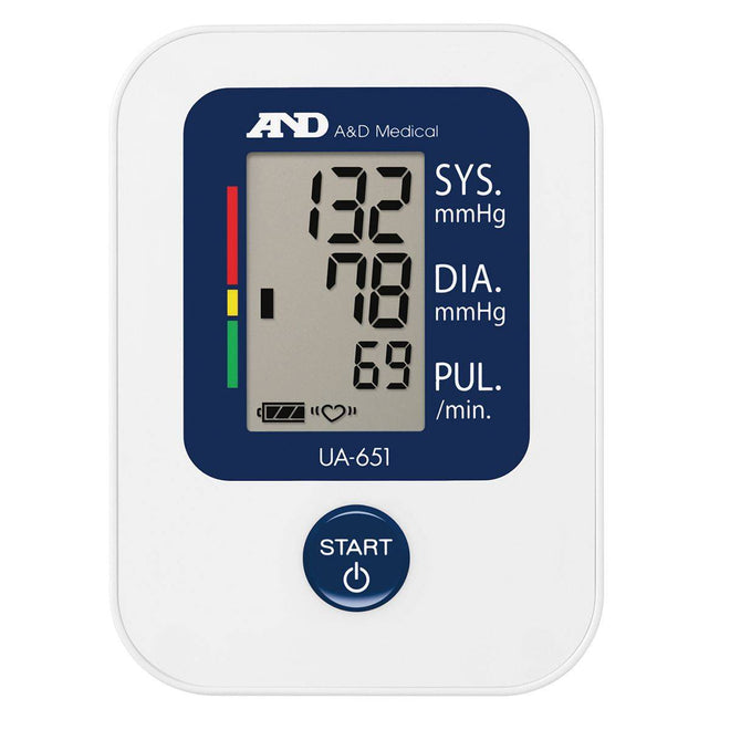 A&D Medical Upper Arm Blood Pressure Monitor UA-651 Digital