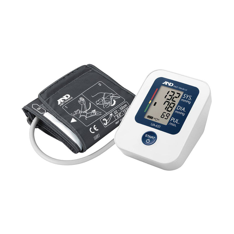 A&D Medical Upper Arm Blood Pressure Monitor UA-651 Digital