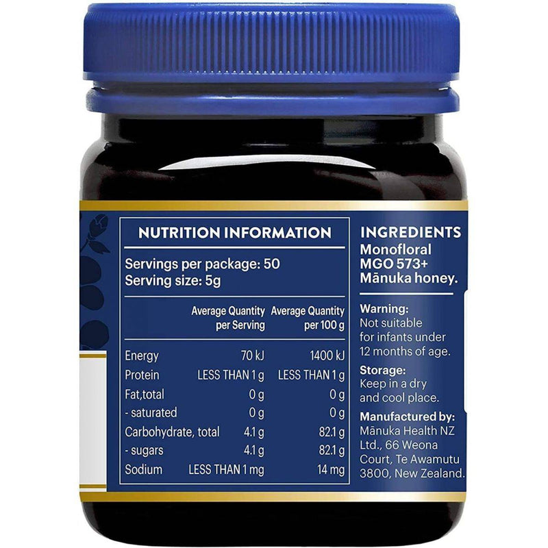 Manuka Health Manuka Honey MGO573+ UMF16 250g