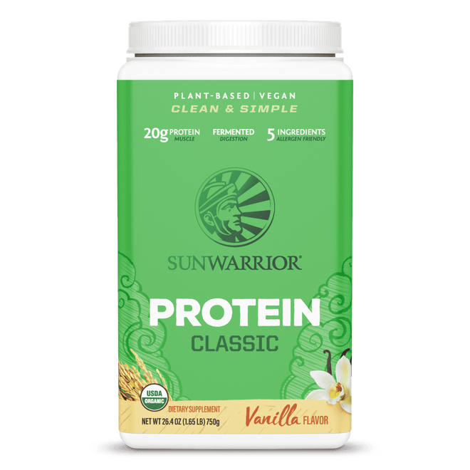 Sun Warrior Classic Protein Organic Vanilla 750g