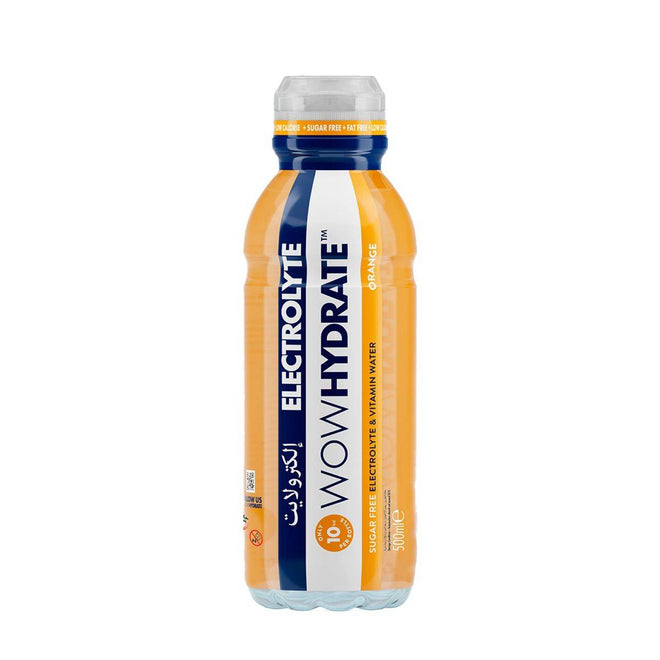 WOW Hydrate Electrolyte Orange 500ml