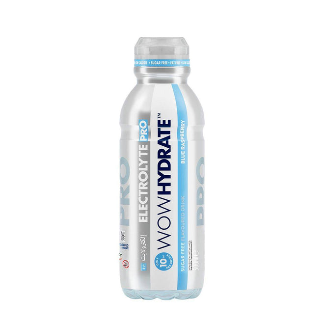 WOW Hydrate Electrolyte Pro Blue Rasberry 500ml