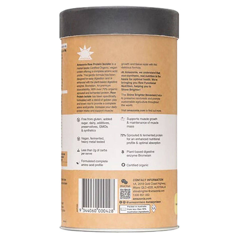 Amazonia RAW Protein Isolate Vanilla 500g