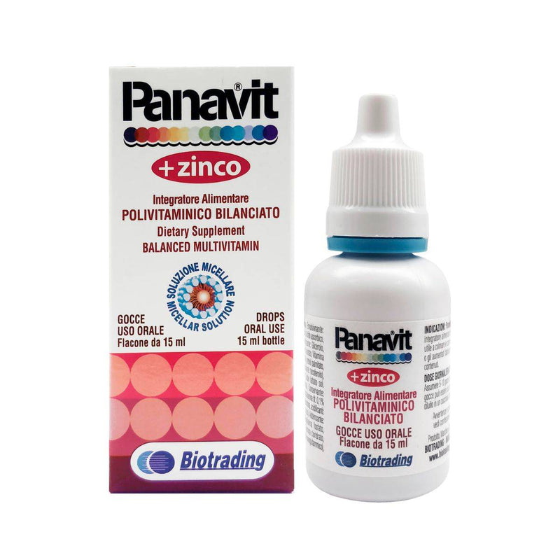 Panavit Drops + Zinc 15ml
