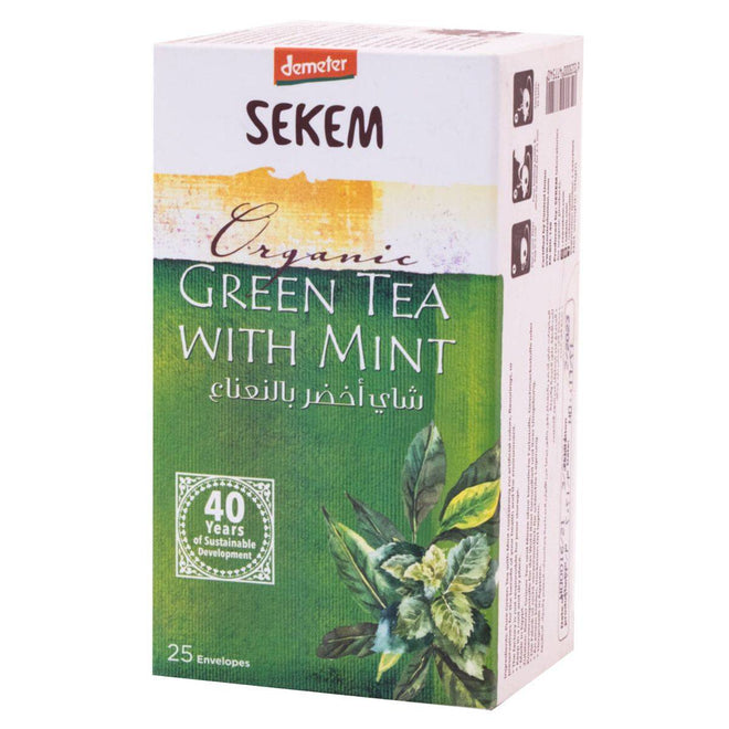 Sekem Organic Tea Green & Mint 25 Bags