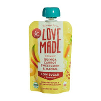 Love Made Balanced Puree Quinoa Carrot Sweetcorn & Mango (6+ Months) 100g